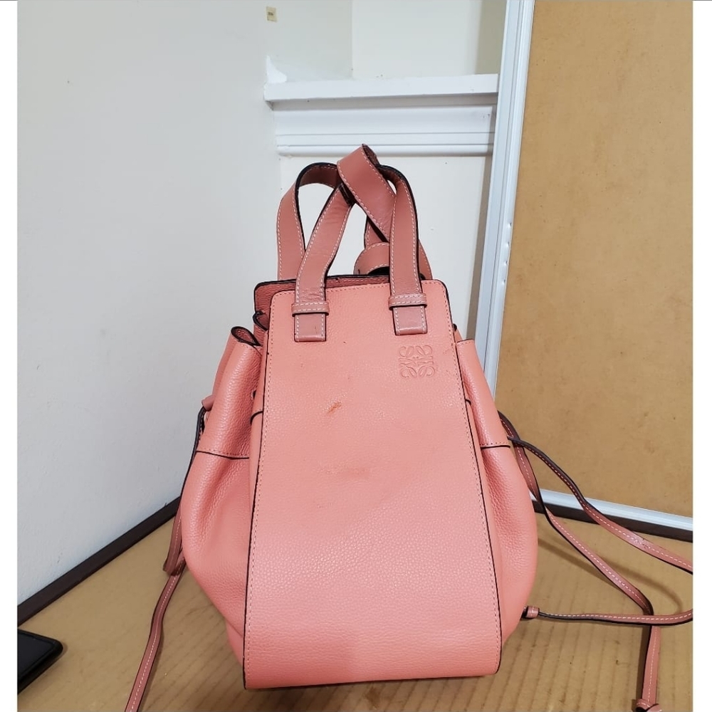 Authentic Loewe Hammock debossed-logo shoulder bag - Picture 1 of 9